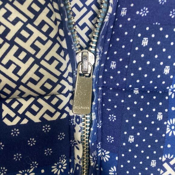 NWT Tommy Hilfiger womens patchwork primaloft  adaptive jacket puffer warm M - Picture 8 of 14
